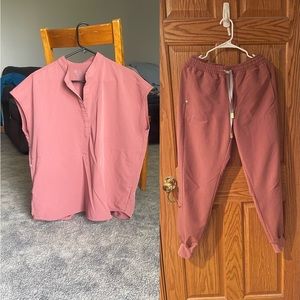 Figs Mauve Scrub Set